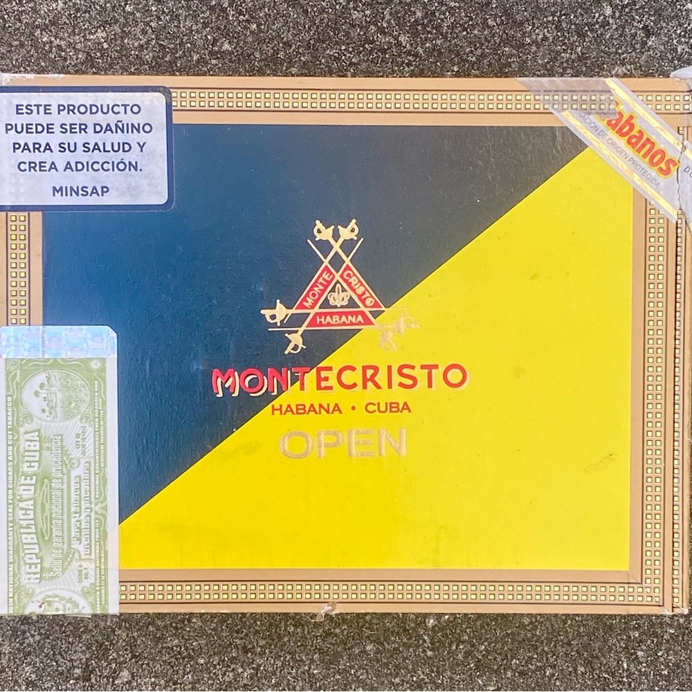 Montecristo Habana Blue & Yellow (empty Box)